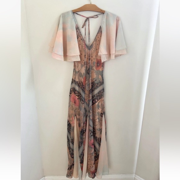 Free People Celestial Nights Fairy Combo Maxi Dress NWT Size XS - Picture 12 of 15